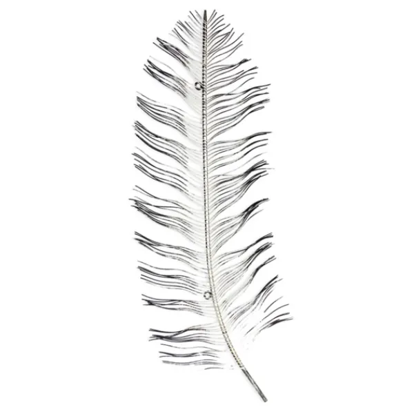 Wall Plaques-Kirkland's Home Peacock Feather Metal Wall Plaque Black/Gold