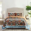 Quilts-Kirkland's Home Peacock Garden Full/Queen 3-Pc. Quilt Set Orange