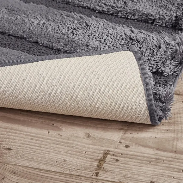 Bathroom Rugs-Kirkland's Home Pearl Tufted Bath Mat, 34 In. Gray