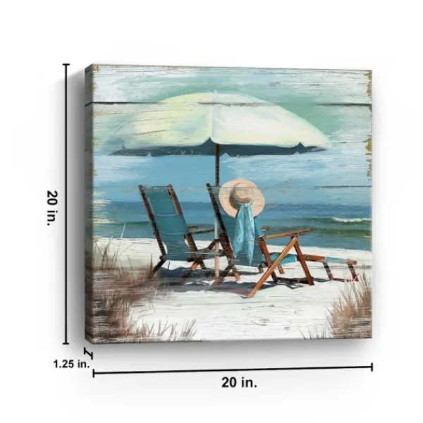 Canvas Art-Kirkland's Home Perfect Spot Canvas Art Print, 20X20 In. Blue