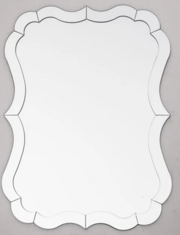 Decorative Mirrors-Kirkland's Home Perfect Symmetry Scalloped Mirror