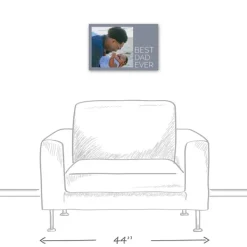 Wall Quotes & Signs-Kirkland's Home Personalized Best Dad Ever Canvas Art Print Blue