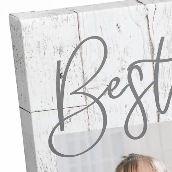 Wall Quotes & Signs-Kirkland's Home Personalized Best Mom Ever Canvas Wall Plaque White/Gray