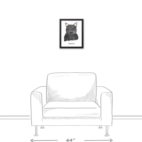 Wall Quotes & Signs-Kirkland's Home Personalized Black Cat Canvas Wall Plaque Black/White