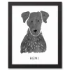 Wall Quotes & Signs-Kirkland's Home Personalized Black Labrador Canvas Wall Plaque Black/White