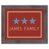 Wall Quotes & Signs-Kirkland's Home Personalized Blue Stars Framed Art Print Red/Blue