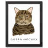 Wall Quotes & Signs-Kirkland's Home Personalized Brown Tabby Cat Canvas Wall Plaque Brown/White
