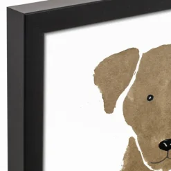 Wall Quotes & Signs-Kirkland's Home Personalized Chocolate Labrador Canvas Wall Plaque Brown/White