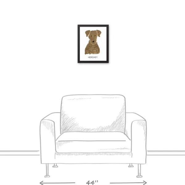 Wall Quotes & Signs-Kirkland's Home Personalized Chocolate Labrador Canvas Wall Plaque Brown/White