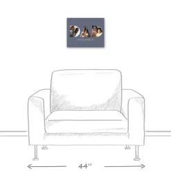 Wall Quotes & Signs-Kirkland's Home Personalized Dad Tri Canvas Art Print Blue