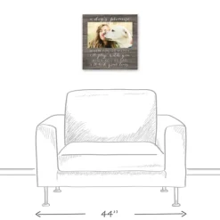 Wall Quotes & Signs-Kirkland's Home Personalized Dog'S Promise Canvas Wall Plaque Brown/White