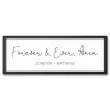 Wall Quotes & Signs-Kirkland's Home Personalized Forever And Ever Canvas Wall Plaque Black/White