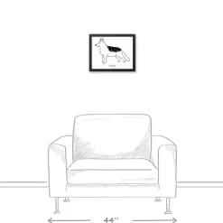 Wall Quotes & Signs-Kirkland's Home Personalized German Shepard Framed Wall Plaque Black/White