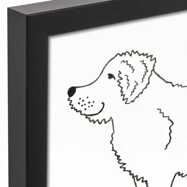 Wall Quotes & Signs-Kirkland's Home Personalized Golden Doodle Framed Wall Plaque Black/White