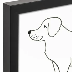 Wall Quotes & Signs-Kirkland's Home Personalized Golden Retriever Framed Wall Plaque Black/White
