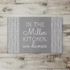 Kitchen & Floor Mats-Kirkland's Home Personalized Gray Kitchen Dance Kitchen Mat Gray/White