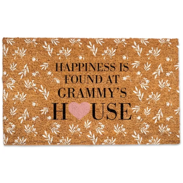 Doormats-Kirkland's Home Personalized Happiness Found At This House Doormat Tan/White/Black
