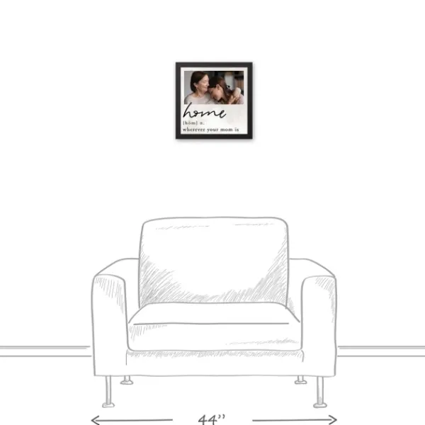 Wall Quotes & Signs-Kirkland's Home Personalized Home Definition Photo Framed Print Ivory/Black