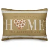Blankets & Throws-Kirkland's Home Personalized Home With Heart Harvest Throw Pillow Brown/Tan/White