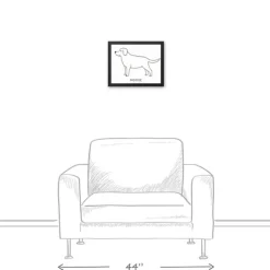 Wall Quotes & Signs-Kirkland's Home Personalized Labrador Retriever Framed Wall Plaque White/Black
