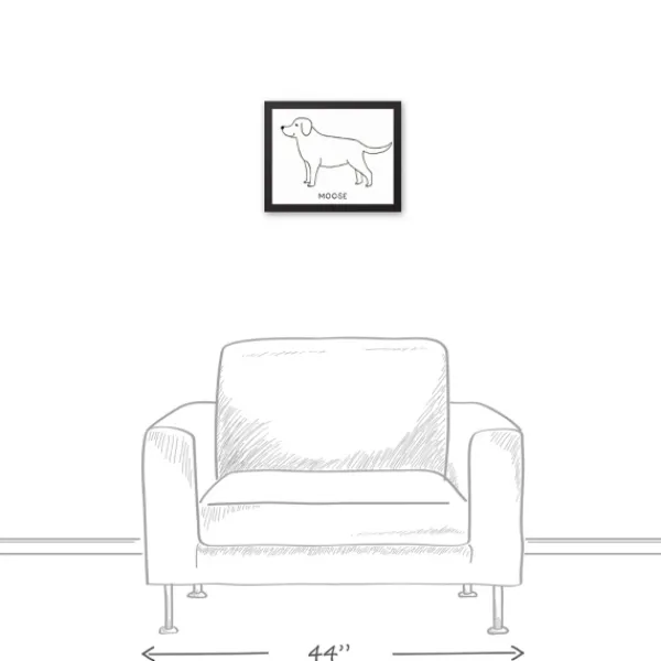 Wall Quotes & Signs-Kirkland's Home Personalized Labrador Retriever Framed Wall Plaque White/Black