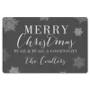Kitchen & Floor Mats-Kirkland's Home Personalized Merry Christmas To All Kitchen Mat Gray