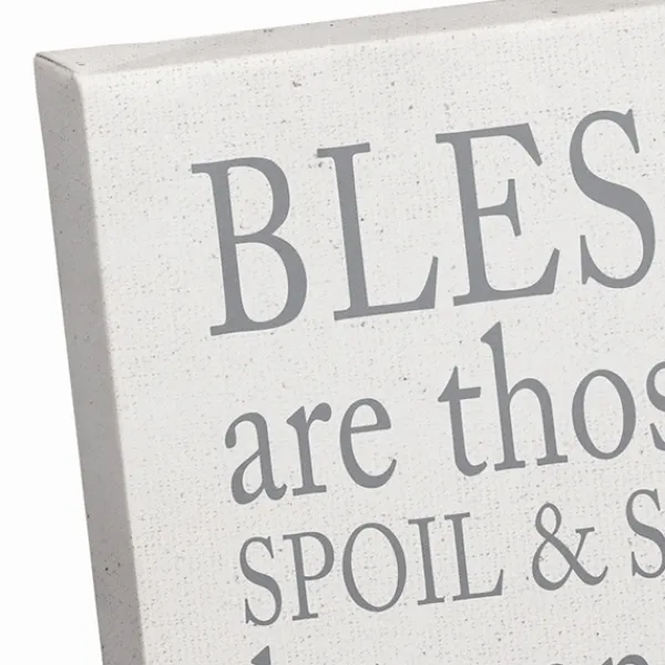 Wall Quotes & Signs-Kirkland's Home Personalized Those Grandparents Canvas Wall Plaque White/Gray