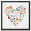 Wall Quotes & Signs-Kirkland's Home Personalized We Love You Floral Framed Art Print White/Multi