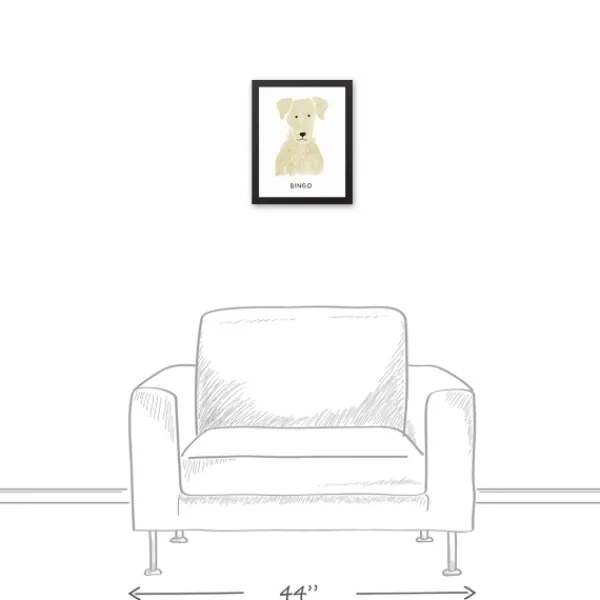 Wall Quotes & Signs-Kirkland's Home Personalized Yellow Labrador Canvas Wall Plaque Tan/Yellow/White
