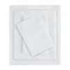 Bed Sheets-Kirkland's Home Pima Cotton Sateen 4-Pc. King Sheet Set White
