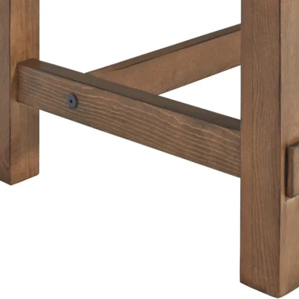 Office Furniture-Kirkland's Home Pine Distressed Wooden Desk
