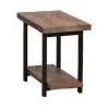 Accent & End Tables-Kirkland's Home Pine Wood And Metal Accent Table Brown
