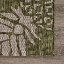 Outdoor Rugs-Kirkland's Home Pineapple Indoor/Outdoor Area Rug, 5X7 Green
