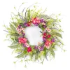 Wreaths-Kirkland's Home Pink And Purple Mixed Floral Wreath Pink/Purple/Green