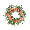 Wreaths-Kirkland's Home Pink Poppy And Pod Wreath Pink/Green