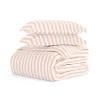 Duvets-Kirkland's Home Pink Rugged Stripe 2-Pc. Twin Duvet Cover Set Pink/White