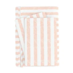 Duvets-Kirkland's Home Pink Rugged Stripe 2-Pc. Twin Duvet Cover Set Pink/White