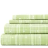 Bed Sheets-Kirkland's Home Plaid Polka Dot 3-Pc. Twin Sheet Set Green
