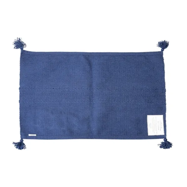Outdoor Rugs-Kirkland's Home Polyester Cross Stripe Outdoor Area Rug Blue