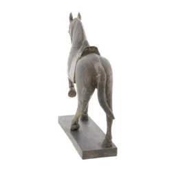 Statues & Figurines-Kirkland's Home Polystone Prancing Horse Statue Brown