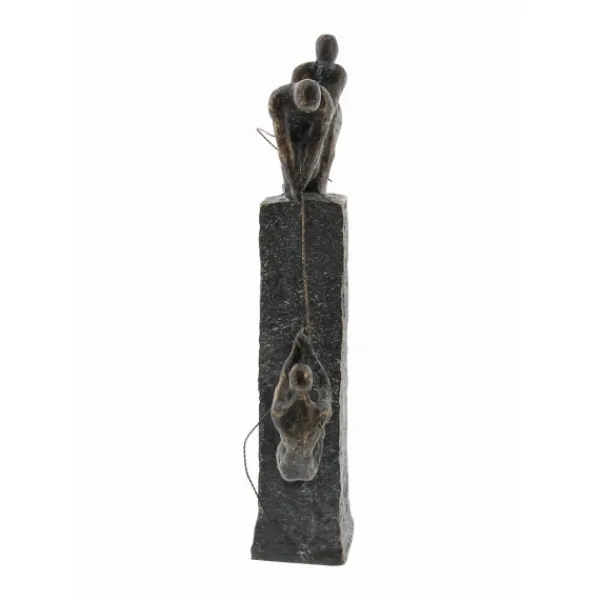 Statues & Figurines-Kirkland's Home Polystone Rock Climber Sculpture Gray