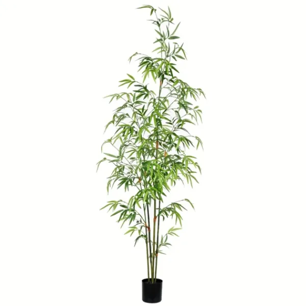 Trees & Topiaries-Kirkland's Home Potted Bamboo Tree, 5 Ft.