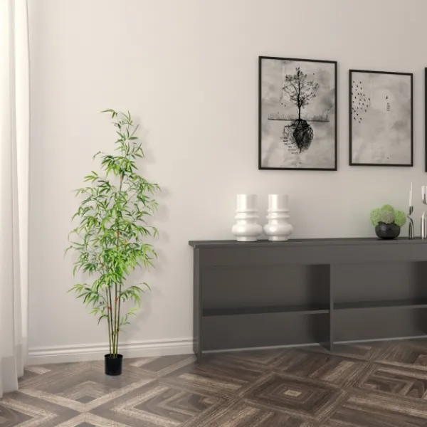 Trees & Topiaries-Kirkland's Home Potted Bamboo Tree, 5 Ft.