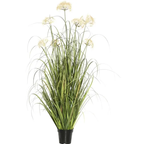 Trees & Topiaries-Kirkland's Home Potted Flowering Grass, 36 In.