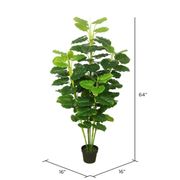Trees & Topiaries-Kirkland's Home Potted Green Philodendron Tree