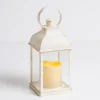Lanterns-Kirkland's Home Pre-Lit Antique Ring Led Lantern White
