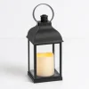 Lanterns-Kirkland's Home Pre-Lit Matte Ring Led Lantern Black