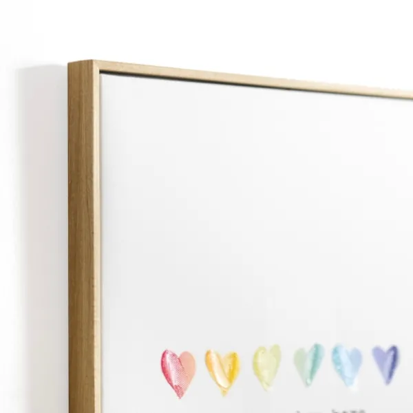 Wall Quotes & Signs-Kirkland's Home Pride Love Is Spoken Here Framed Art Print White/Multi