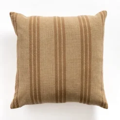 Pillows-Kirkland's Home Providence Stripe Pillow Tan
