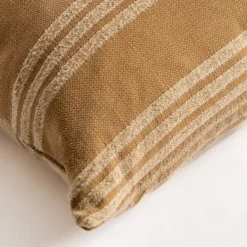 Pillows-Kirkland's Home Providence Stripe Pillow Tan